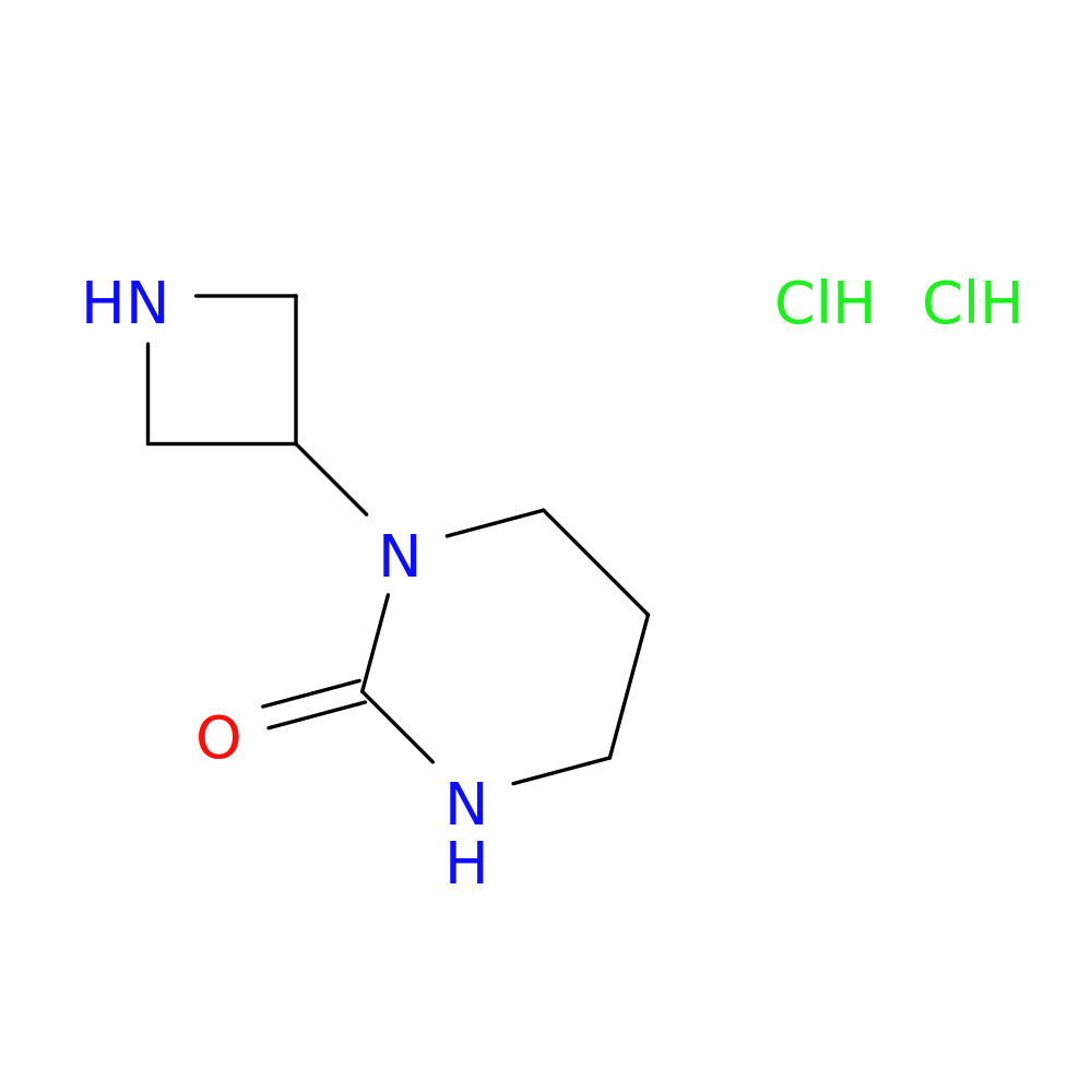 1-(azetidin-3-yl)-1,3-diazinan-2-one dihydrochloride