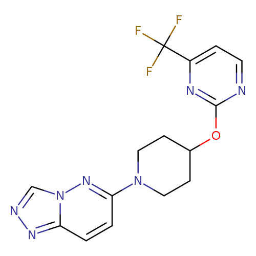 2-[(1-{[1,2,4]triazolo[4,3-b]pyridazin-6-yl}piperidin-4-yl)oxy]-4-(trifluoromethyl)pyrimidine