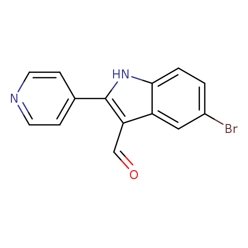 5-Bromo-2-(pyridin-4-yl)-1H-indole-3-carbaldehyde