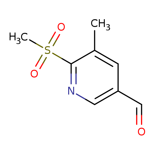 6-Methanesulfonyl-5-methylpyridine-3-carbaldehyde