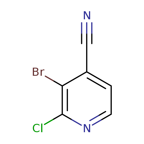3-bromo-2-chloropyridine-4-carbonitrile
