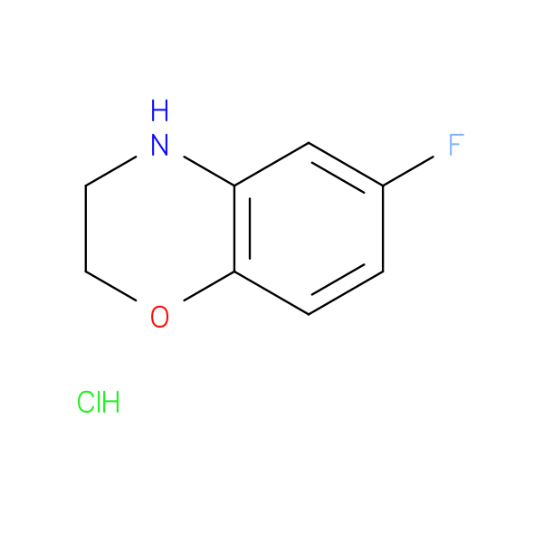 6-Fluoro-3,4-dihydro-2H-benzo[b][1,4]oxazine hydrochloride