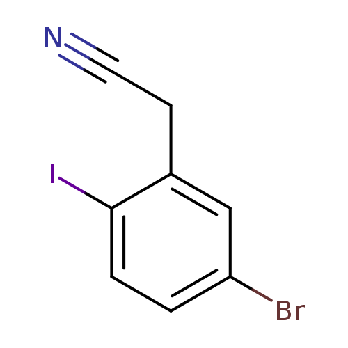 5-Bromo-2-iodophenylacetonitrile