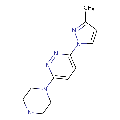 3-(3-Methyl-1H-pyrazol-1-yl)-6-(piperazin-1-yl)pyridazine