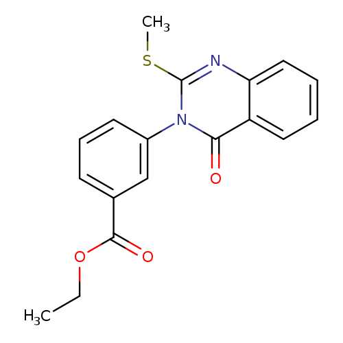 ethyl 3-[2-(methylsulfanyl)-4-oxo-3,4-dihydroquinazolin-3-yl]benzoate
