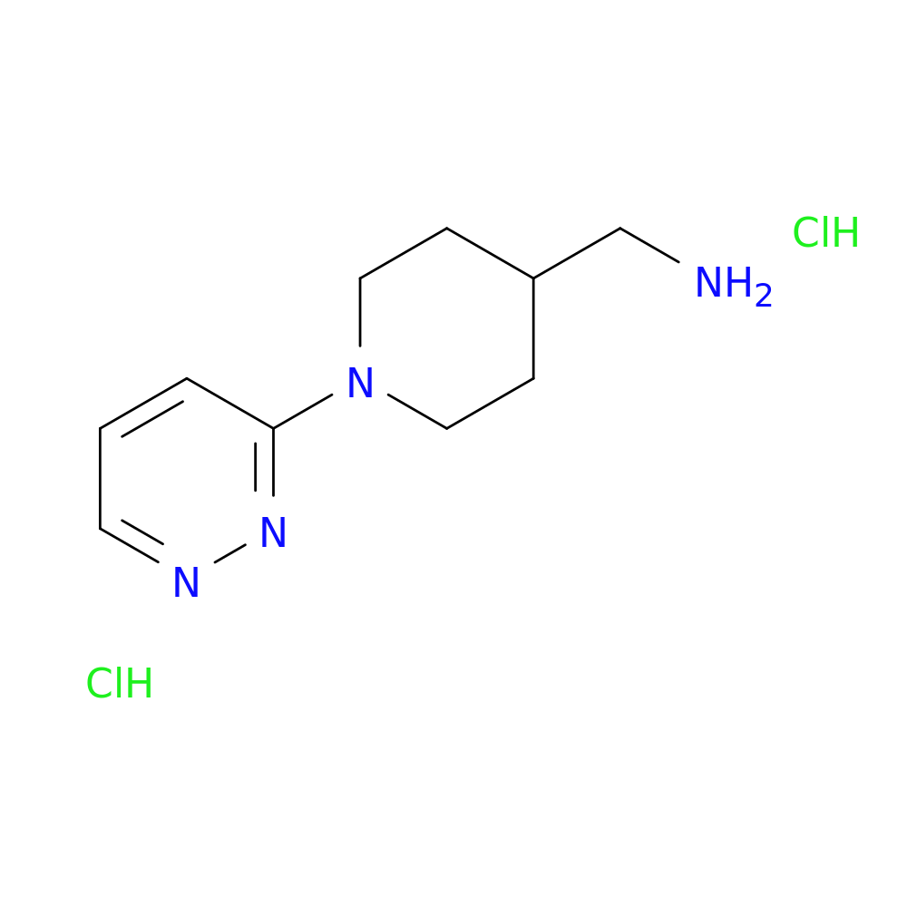 1-[1-(pyridazin-3-yl)piperidin-4-yl]methanamine dihydrochloride