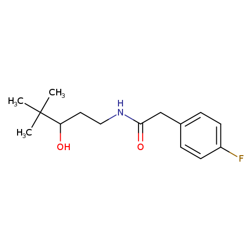 2-(4-fluorophenyl)-N-(3-hydroxy-4,4-dimethylpentyl)acetamide