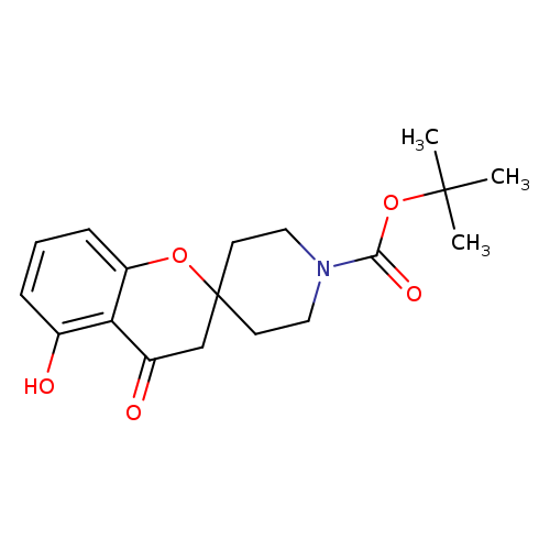 tert-Butyl 5-hydroxy-4-oxospiro[chroman-2,4'-piperidine]-1'-carboxylate