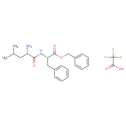 L-Phenylalanine, L-leucyl-, phenylmethyl ester (monotrifluoroacetate)