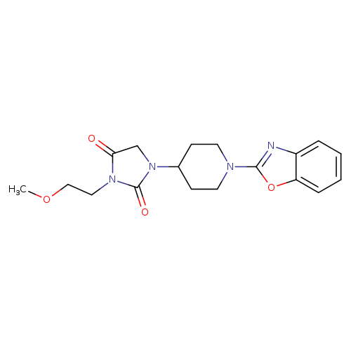 1-[1-(1,3-benzoxazol-2-yl)piperidin-4-yl]-3-(2-methoxyethyl)imidazolidine-2,4-dione