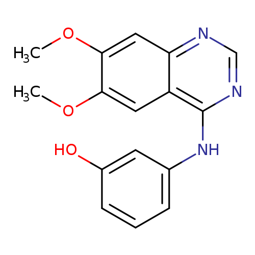 3-[(6,7-dimethoxyquinazolin-4-yl)amino]phenol