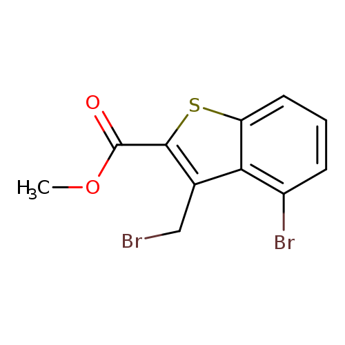 methyl 4-bromo-3-(bromomethyl)-1-benzothiophene-2-carboxylate