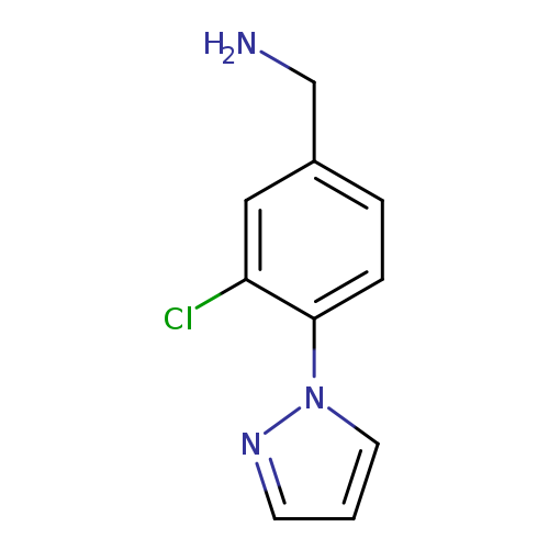 (3-Chloro-4-(1H-pyrazol-1-yl)phenyl)methanamine