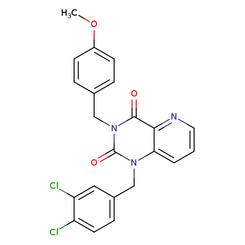 1-[(3,4-dichlorophenyl)methyl]-3-[(4-methoxyphenyl)methyl]-1H,2H,3H,4H-pyrido[3,2-d]pyrimidine-2,4-dione