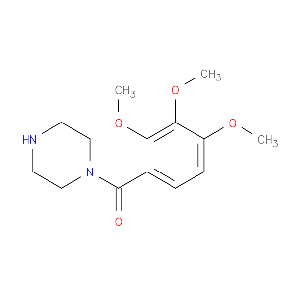 1-[(2,3,4-Trimethoxyphenyl)carbonyl]piperazine