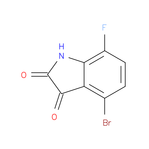 4-Bromo-7-fluoroindoline-2,3-dione