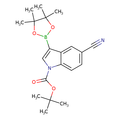 1-BOC-5-cyanoindole-3-boronic acid, pinacol ester