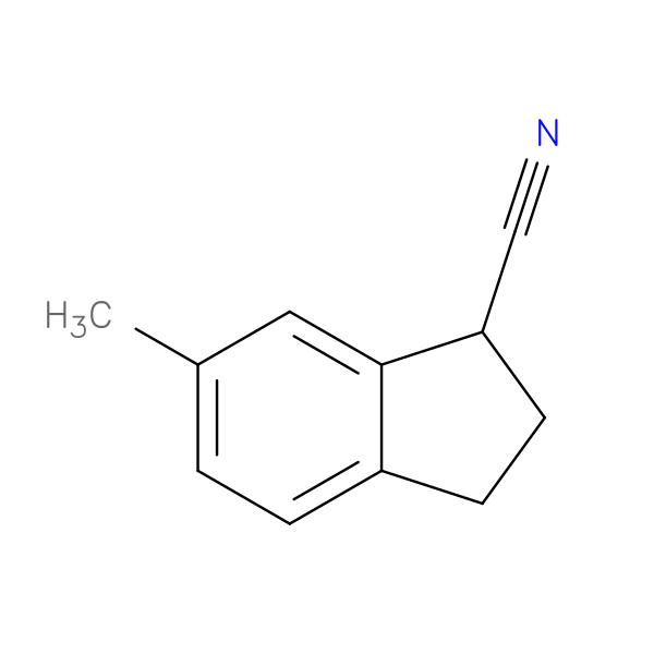 6-methyl-2,3-dihydro-1H-indene-1-carbonitrile