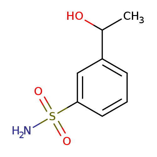 3-(1-hydroxyethyl)benzene-1-sulfonamide