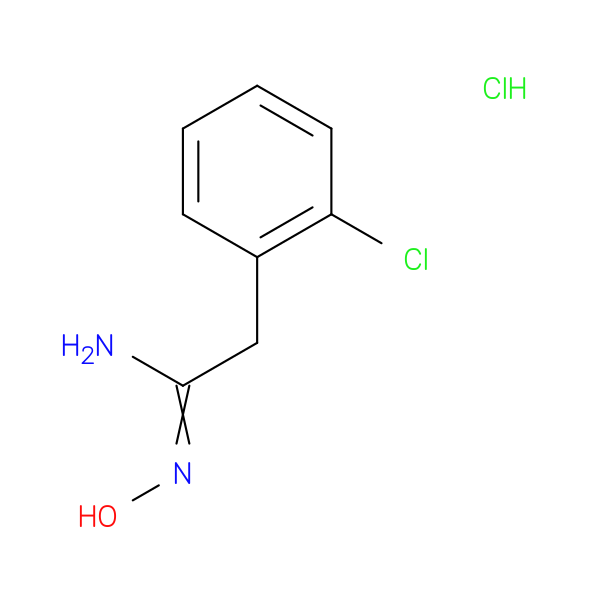 2-(2-chlorophenyl)-N'-hydroxyethanimidamide hydrochloride