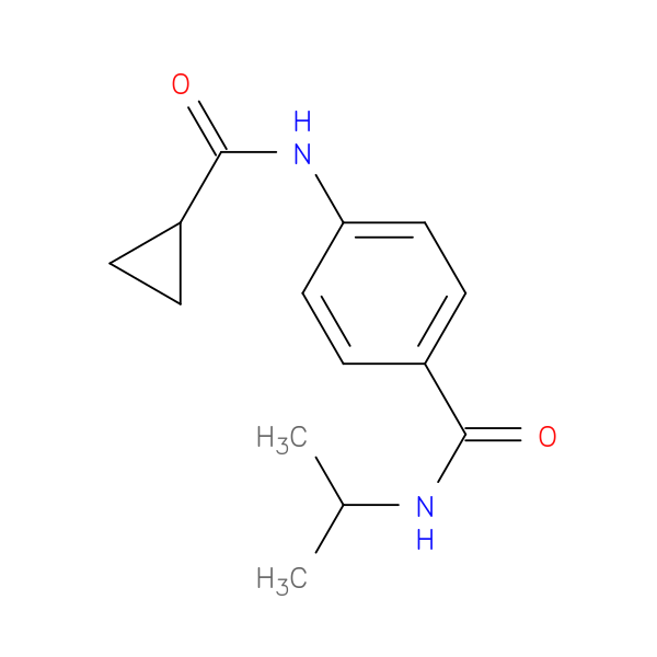 4-[(cyclopropylcarbonyl)amino]-N-isopropylbenzamide