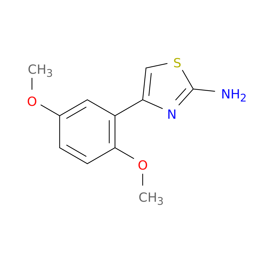 4-(2,5-dimethoxyphenyl)-1,3-thiazol-2-amine