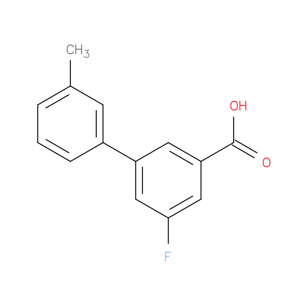 5-Fluoro-3'-methylbiphenyl-3-carboxylic acid