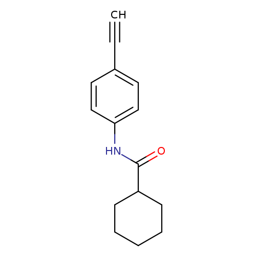Cyclohexanecarboxamide, N-(4-ethynylphenyl)-