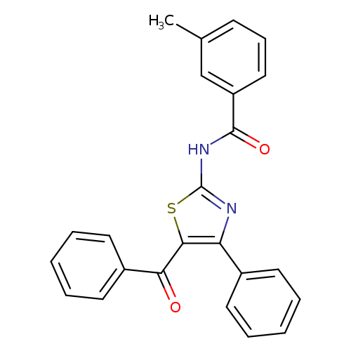 N-(5-benzoyl-4-phenyl-1,3-thiazol-2-yl)-3-methylbenzamide
