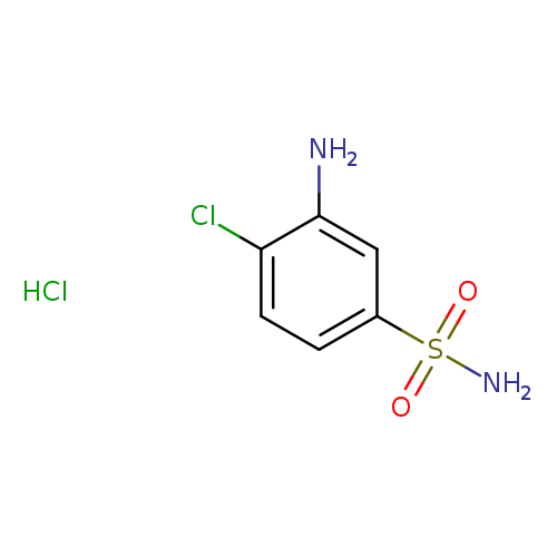 3-amino-4-chlorobenzene-1-sulfonamide hydrochloride