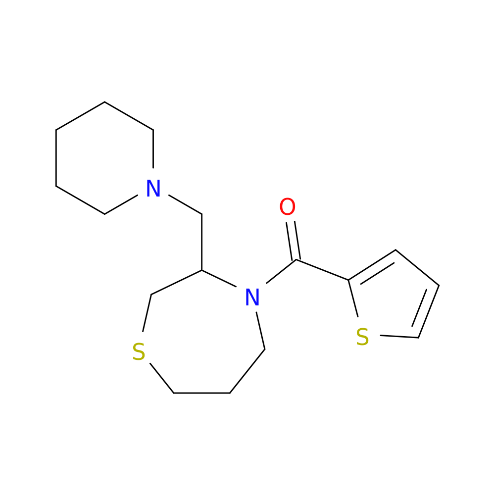 3-[(piperidin-1-yl)methyl]-4-(thiophene-2-carbonyl)-1,4-thiazepane