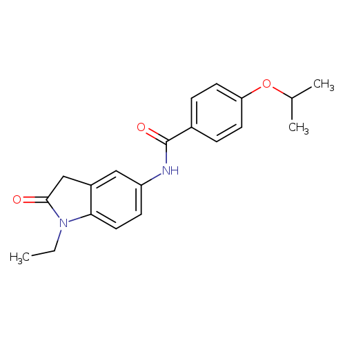 N-(1-ethyl-2-oxo-2,3-dihydro-1H-indol-5-yl)-4-(propan-2-yloxy)benzamide