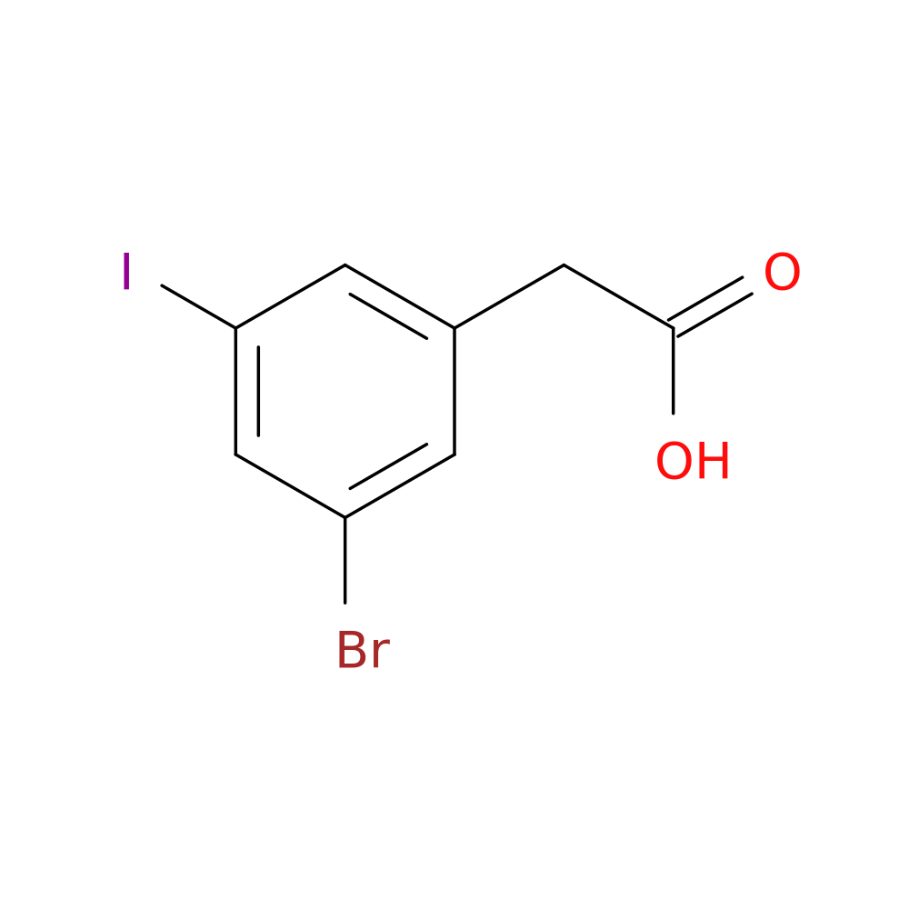 2-(3-Bromo-5-iodophenyl)acetic acid