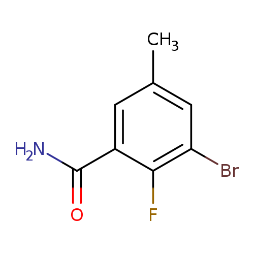 3-bromo-2-fluoro-5-methylbenzamide