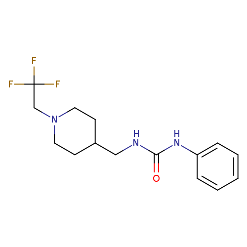 1-phenyl-3-{[1-(2,2,2-trifluoroethyl)piperidin-4-yl]methyl}urea
