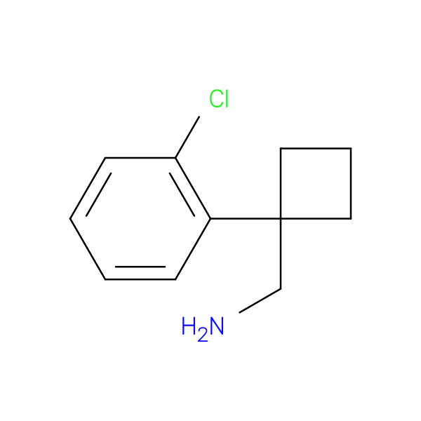 (1-(2-Chlorophenyl)cyclobutyl)methanamine
