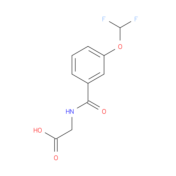 2-{[3-(difluoromethoxy)phenyl]formamido}acetic acid