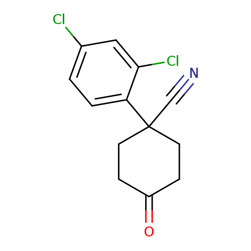 1-(2,4-Dichlorophenyl)-4-oxocyclohexanecarbonitrile