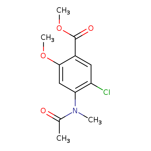 Methyl 4-(acetylmethylamino)-5-chloro-2-methoxybenzoate