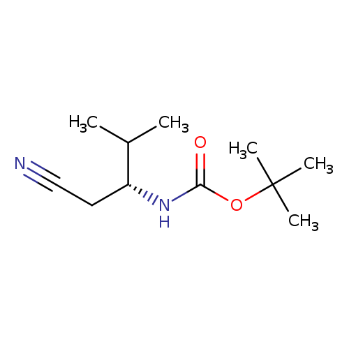 Carbamic acid, [(1R)-1-(cyanomethyl)-2-methylpropyl]-, 1,1-dimethylethyl ester