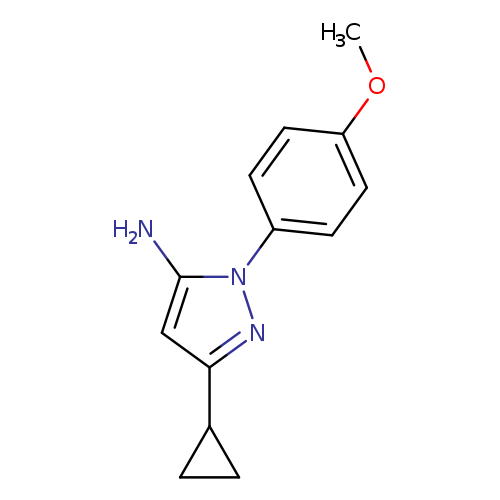 3-Cyclopropyl-1-(4-methoxyphenyl)-1H-pyrazol-5-amine