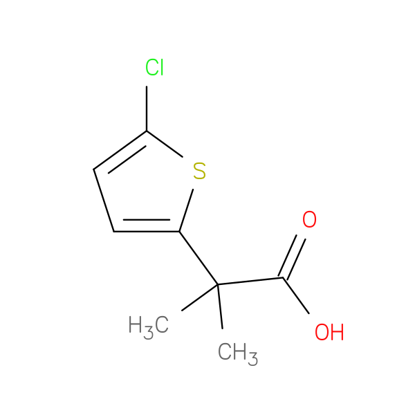 2-(5-chlorothiophen-2-yl)-2-methylpropanoic acid
