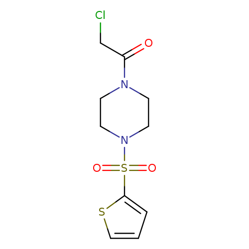 2-chloro-1-[4-(thiophene-2-sulfonyl)piperazin-1-yl]ethan-1-one