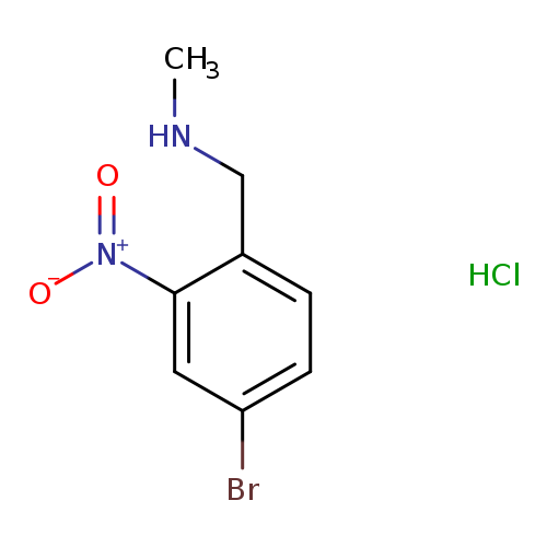 [(4-bromo-2-nitrophenyl)methyl](methyl)amine hydrochloride