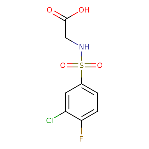 ((3-chloro-4-fluorophenyl)sulfonyl)glycine