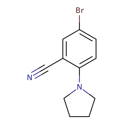 5-Bromo-2-(pyrrolidino)benzonitrile