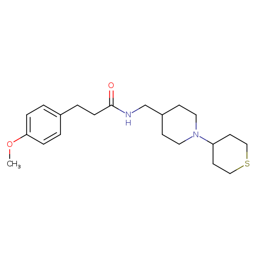 3-(4-methoxyphenyl)-N-{[1-(thian-4-yl)piperidin-4-yl]methyl}propanamide
