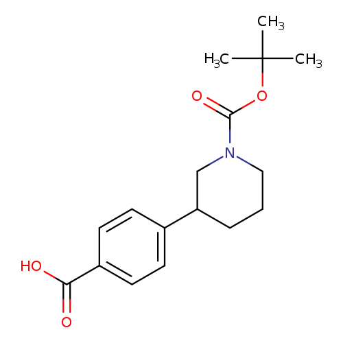 3-(4-Carboxy-phenyl)-piperidine-1-carboxylic acid tert-butyl ester