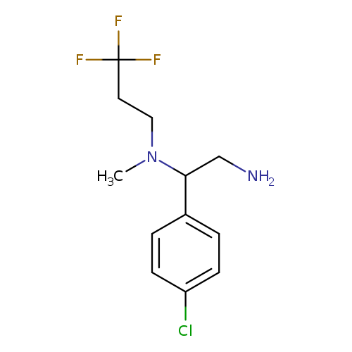 [2-amino-1-(4-chlorophenyl)ethyl](methyl)(3,3,3-trifluoropropyl)amine