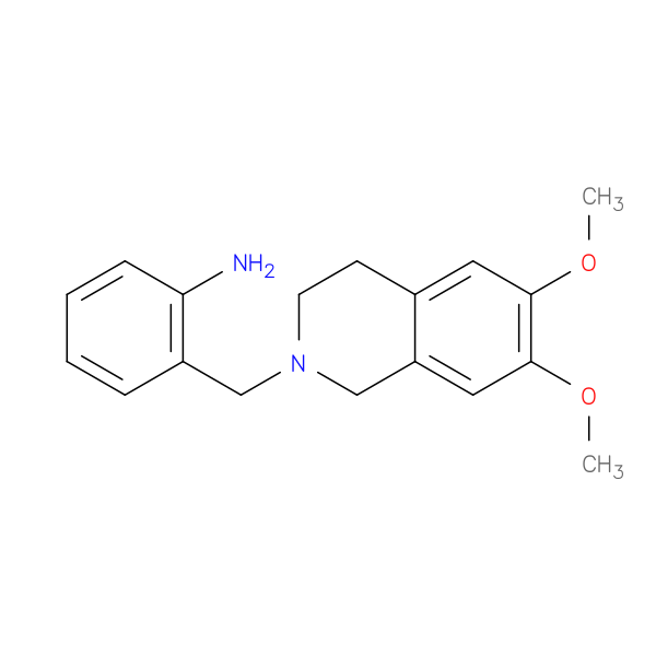 2-[(6,7-dimethoxy-1,2,3,4-tetrahydroisoquinolin-2-yl)methyl]aniline